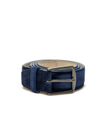 Aurélien suede leather belt blauw