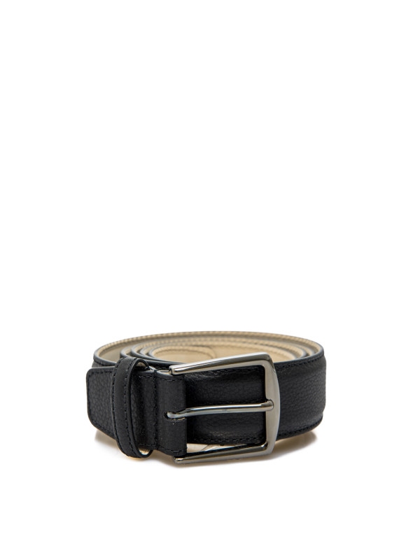 Aurélien leather leather belt black Aurélien  leather leather belt black - www.derodeloper.com - Derodeloper.com