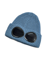 C.P. COMPANY goggle beanie grijs