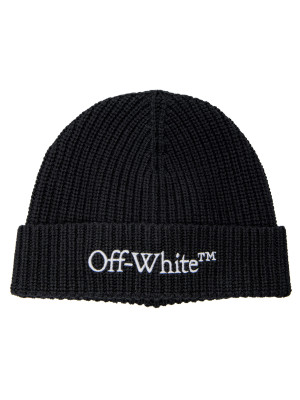 Off White Off White bookish knit beanie black