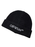 Off White bookish knit beanie black Off White  bookish knit beanie black - www.derodeloper.com - Derodeloper.com