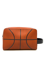 Off White basket toiletry pouch oranje