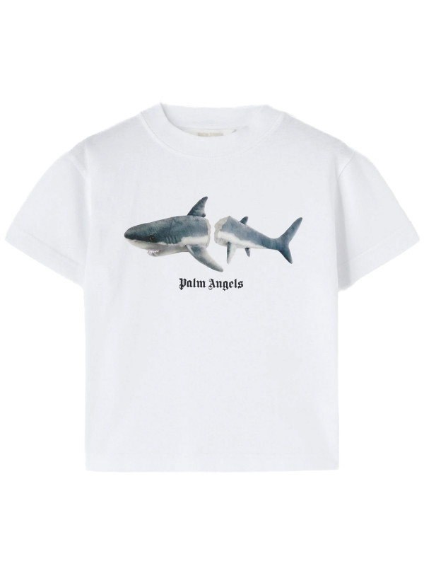 Palm Angels Shark T-shirt Wit | Derodeloper.com