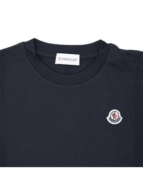 White Layered long-sleeve cotton-jersey T-shirt, Moncler