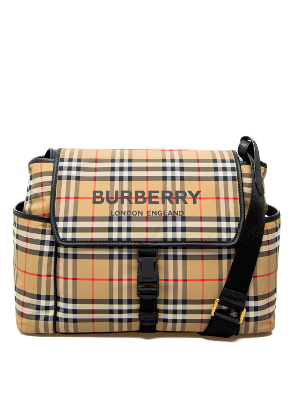 Burberry Flap Diaper Bag Beige 