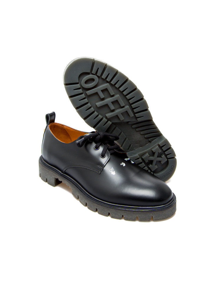 Off-White OMIF029C99LEA001 TRACTOR DERBY Shoes Black