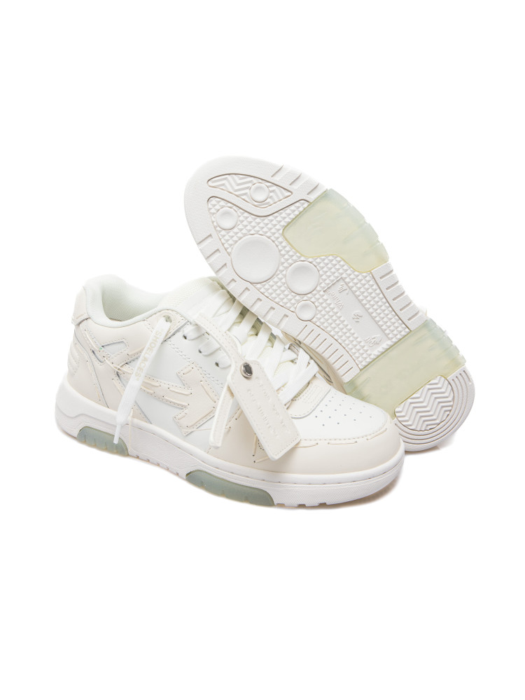 Shop Off-White Ooo Sartorial Leather Low-Top Sneakers