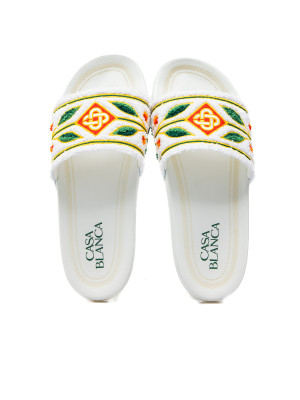 Casablanca embroid terry slipper 104-05649