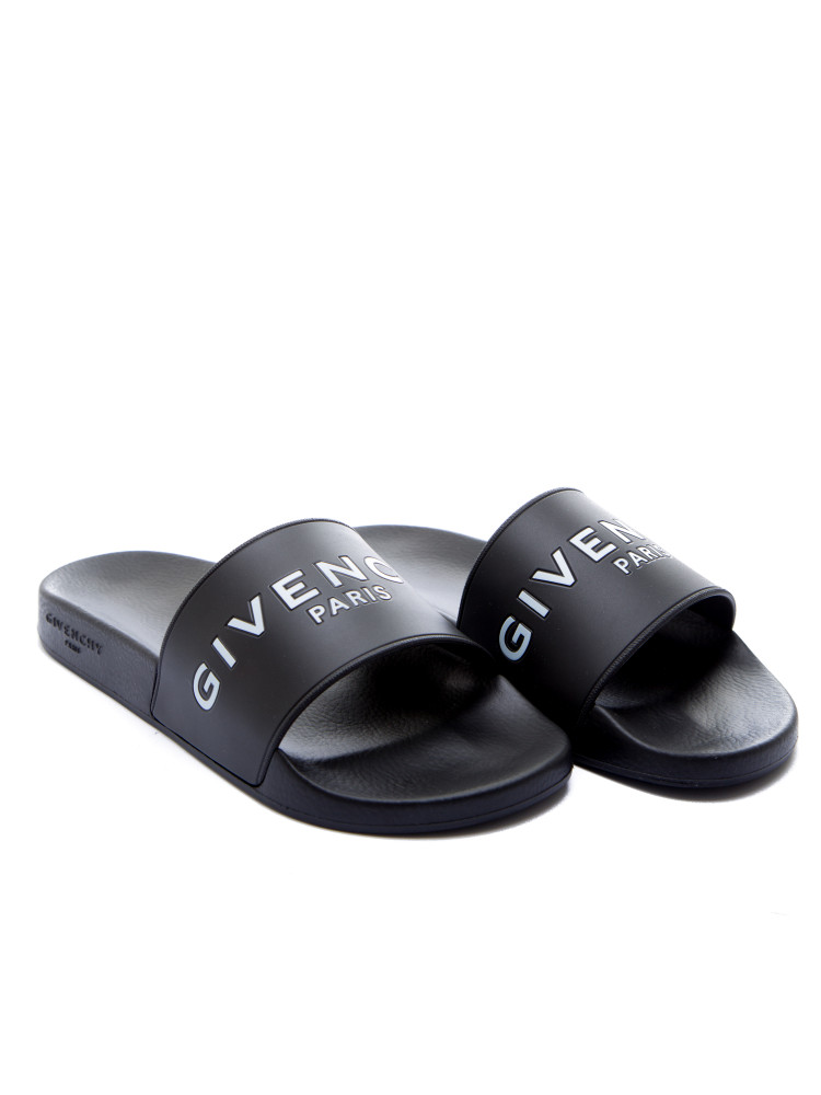 Givenchy slide flat sandal Givenchy  SLIDE FLAT SANDALzwart - www.credomen.com - Credomen