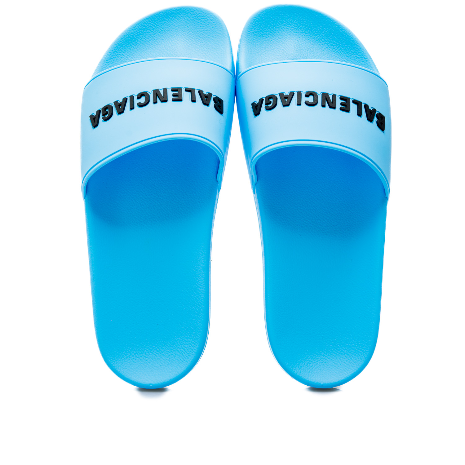 Balenciaga clearance blue slides