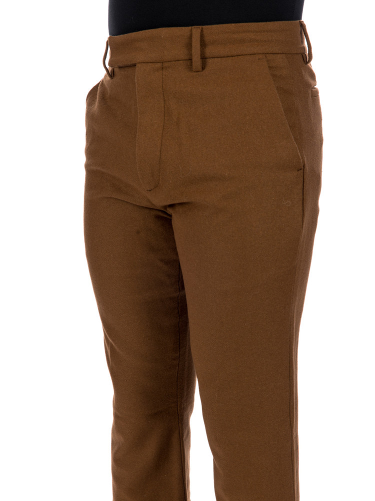 $1390 Mens AMIRI Wool Flare Cargo Pants Brown 34