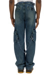 Flaneur Homme cargo pants Flaneur Homme  CARGO PANTSblauw - www.credomen.com - Credomen