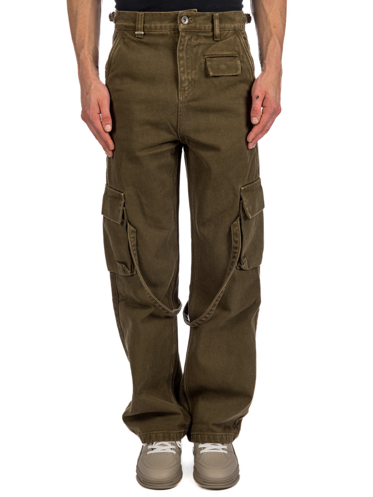 Flaneur Homme cargo pants Flaneur Homme  CARGO PANTSgroen - www.credomen.com - Credomen