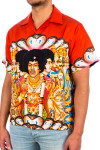 Amiri jimi hendrix ss shirt Amiri  Jimi Hendrix SS Shirtrood - www.credomen.com - Credomen