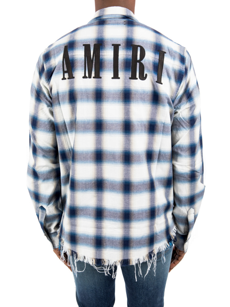 Amiri Logo Flannel Shirt | Credomen