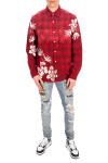 Amiri bleach floral plaid Amiri  BLEACH FLORAL PLAIDrood - www.credomen.com - Credomen