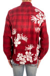 Amiri bleach floral plaid Amiri  BLEACH FLORAL PLAIDrood - www.credomen.com - Credomen