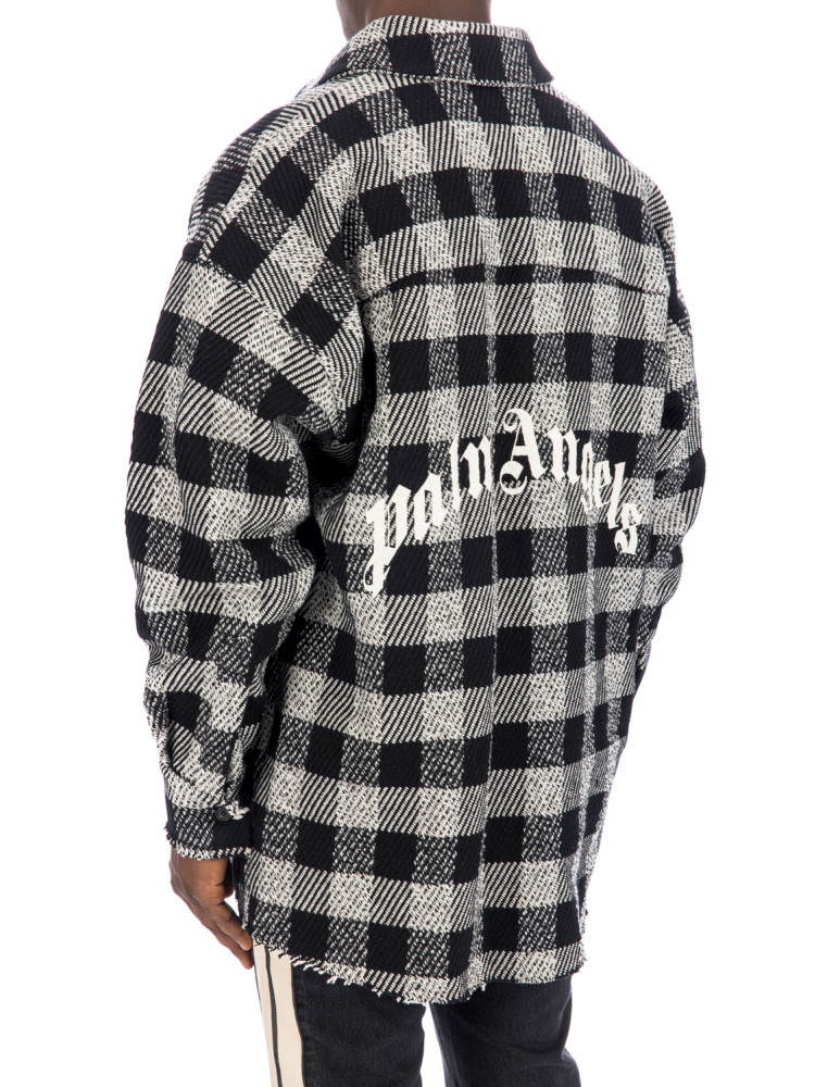 Palm angels loose deals fit Logo flannel