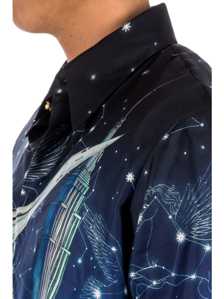 Casablanca ls silk shirt Casablanca  LS SILK SHIRTmulti - www.credomen.com - Credomen