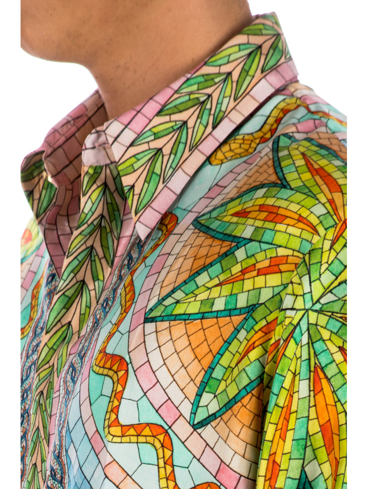 Casablanca ls silk shirt Casablanca  LS SILK SHIRTmulti - www.credomen.com - Credomen