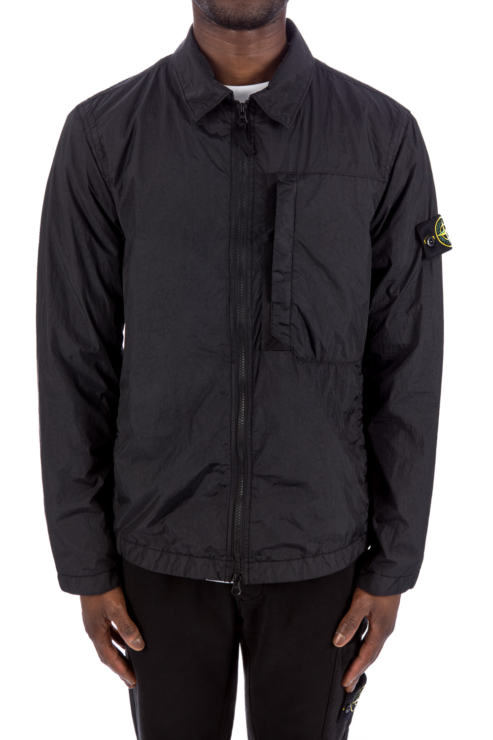 Stone island hotsell metallic overshirt