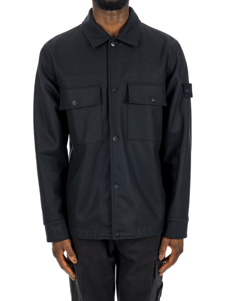 Stone Island overshirt ghost Stone Island  OVERSHIRT GHOSTblauw - www.credomen.com - Credomen