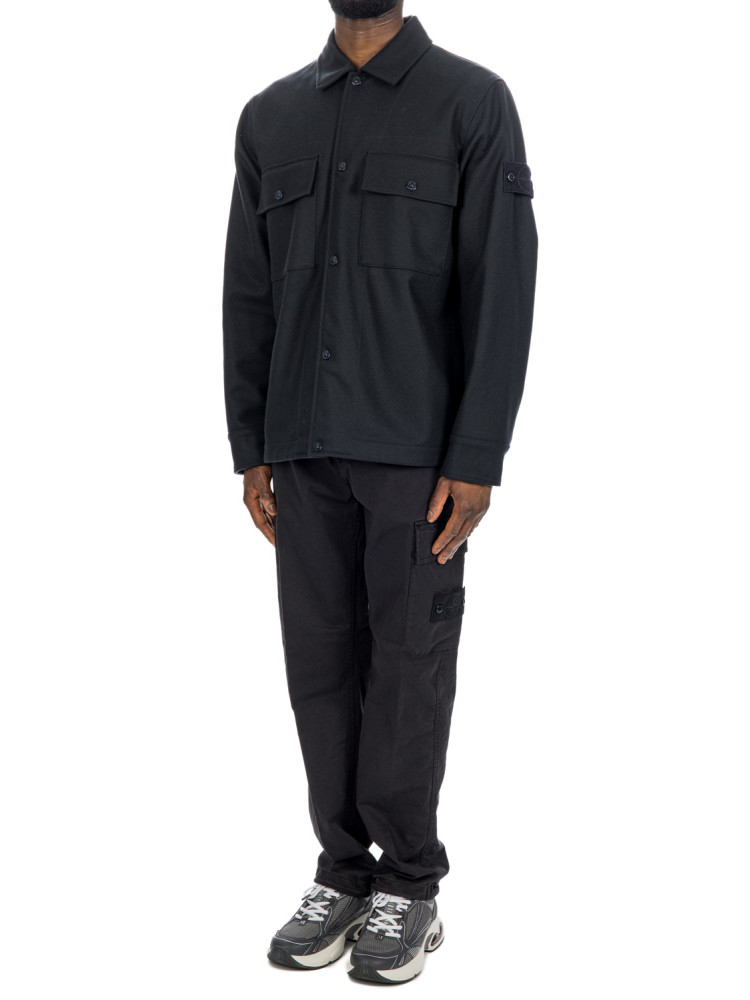 Stone Island overshirt ghost Stone Island  OVERSHIRT GHOSTblauw - www.credomen.com - Credomen