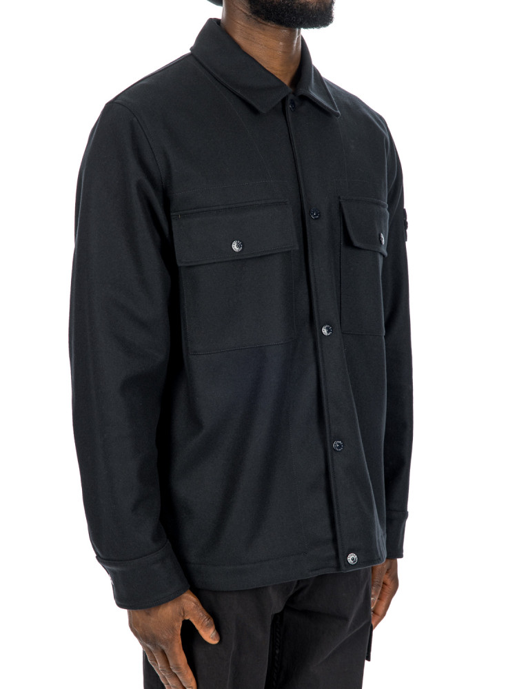 Stone Island overshirt ghost Stone Island  OVERSHIRT GHOSTblauw - www.credomen.com - Credomen