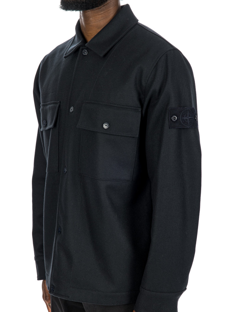 Stone Island overshirt ghost Stone Island  OVERSHIRT GHOSTblauw - www.credomen.com - Credomen