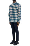 Tom Ford check western shirt Tom Ford  CHECK WESTERN SHIRTblauw - www.credomen.com - Credomen