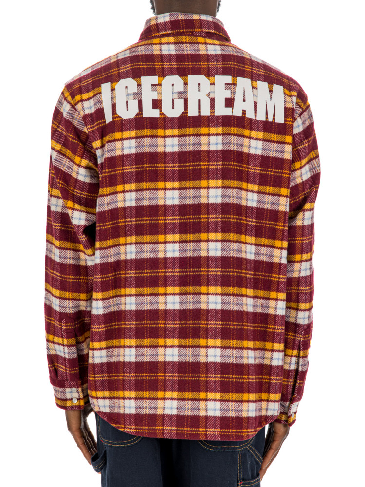 ICECREAM flannel overshirt ICECREAM  FLANNEL OVERSHIRTrood - www.credomen.com - Credomen