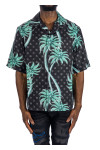 Amiri palm bowling shirt Amiri  PALM BOWLING SHIRTzwart - www.credomen.com - Credomen