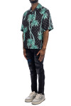 Amiri palm bowling shirt Amiri  PALM BOWLING SHIRTzwart - www.credomen.com - Credomen