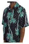 Amiri palm bowling shirt Amiri  PALM BOWLING SHIRTzwart - www.credomen.com - Credomen