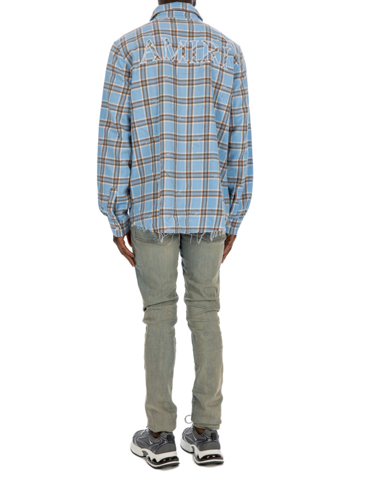 Amiri shotgun flannel Amiri  SHOTGUN FLANNELblauw - www.credomen.com - Credomen