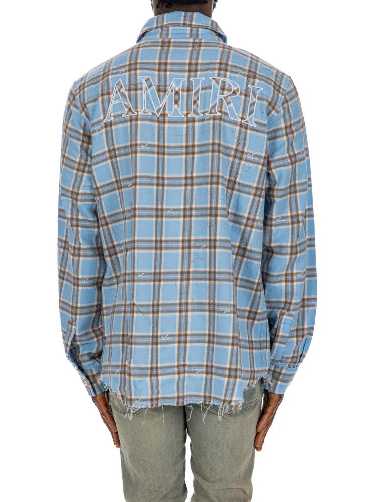 Amiri shotgun flannel Amiri  SHOTGUN FLANNELblauw - www.credomen.com - Credomen