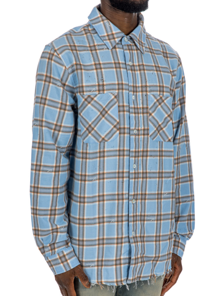 Amiri shotgun flannel Amiri  SHOTGUN FLANNELblauw - www.credomen.com - Credomen