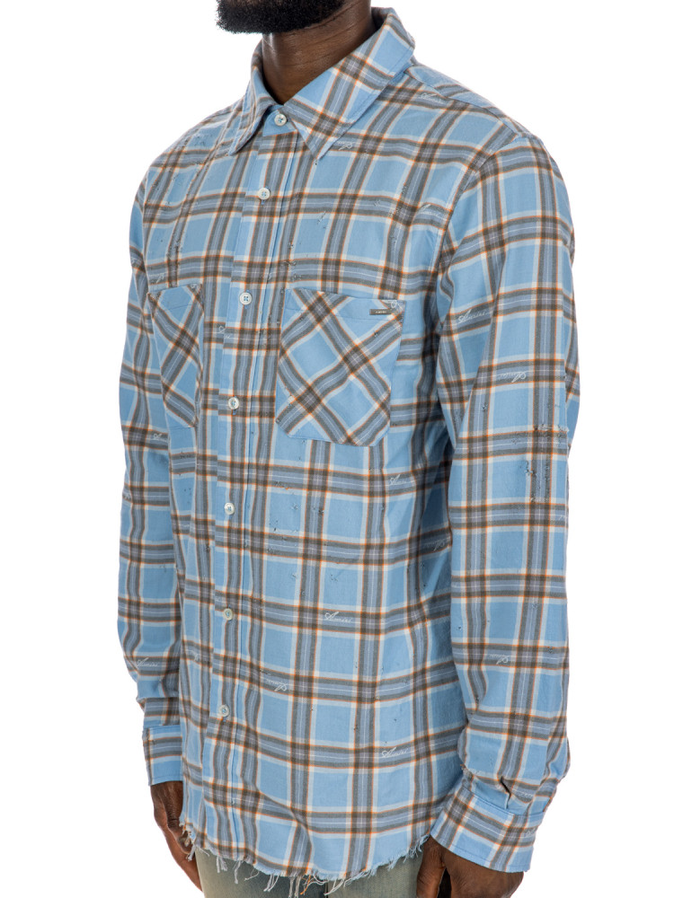 Amiri shotgun flannel Amiri  SHOTGUN FLANNELblauw - www.credomen.com - Credomen