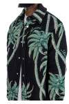 Amiri palm tapestry overshirt Amiri  PALM TAPESTRY OVERSHIRTzwart - www.credomen.com - Credomen