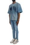 Amiri sunfaded baseball shirt Amiri  SUNFADED BASEBALL SHIRTblauw - www.credomen.com - Credomen