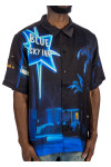 Blue Sky Inn star sign shirt Blue Sky Inn  STAR SIGN SHIRTblauw - www.credomen.com - Credomen