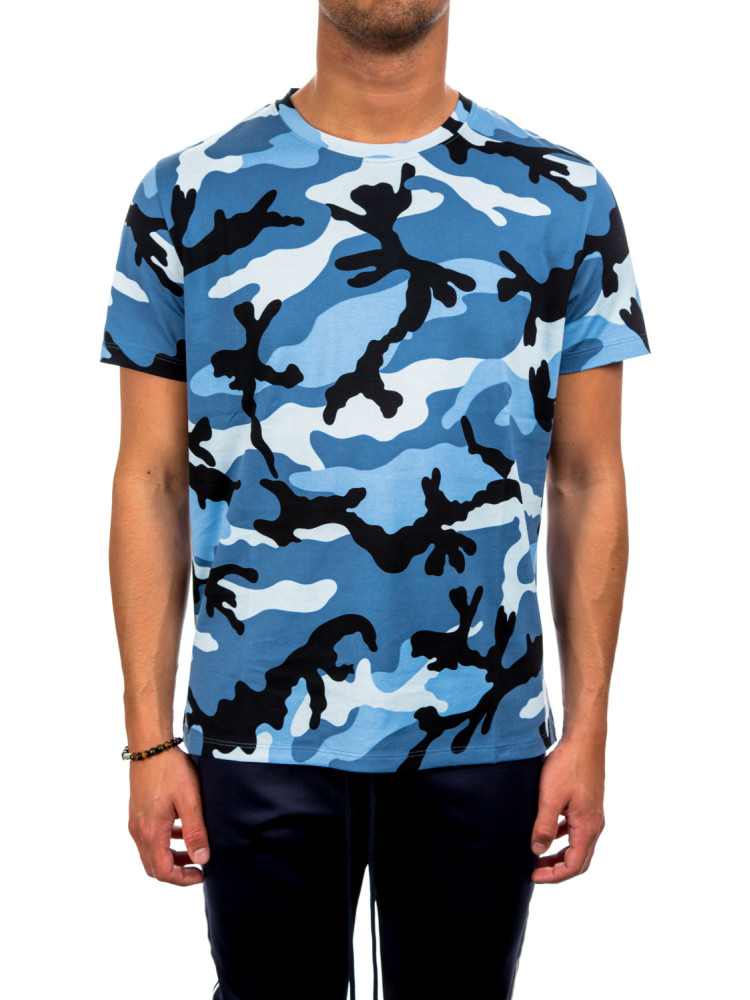 Valentino blue camo t cheap shirt