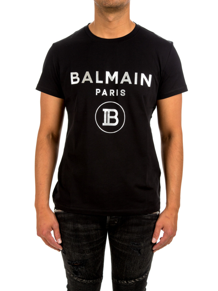 Balmain Ss Balmain Paris T-s | Credomen