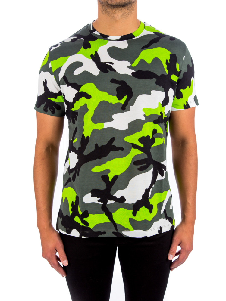 valentino green camo t shirt