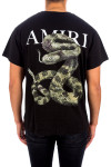 Amiri snake tee Amiri  SNAKE TEEzwart - www.credomen.com - Credomen