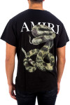 Amiri snake tee Amiri  SNAKE TEEzwart - www.credomen.com - Credomen