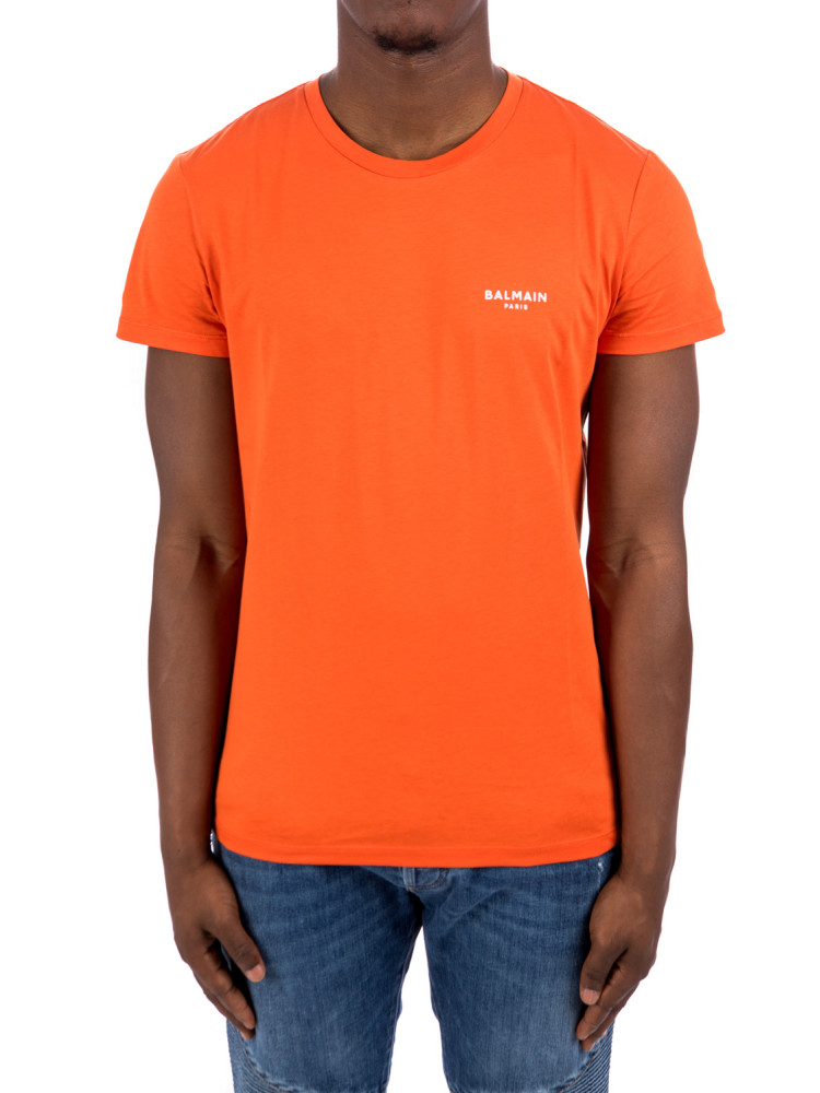 Orange balmain clearance t shirt