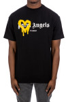 Palm Angels  dubai heart tee Palm Angels   DUBAI HEART TEEzwart - www.credomen.com - Credomen