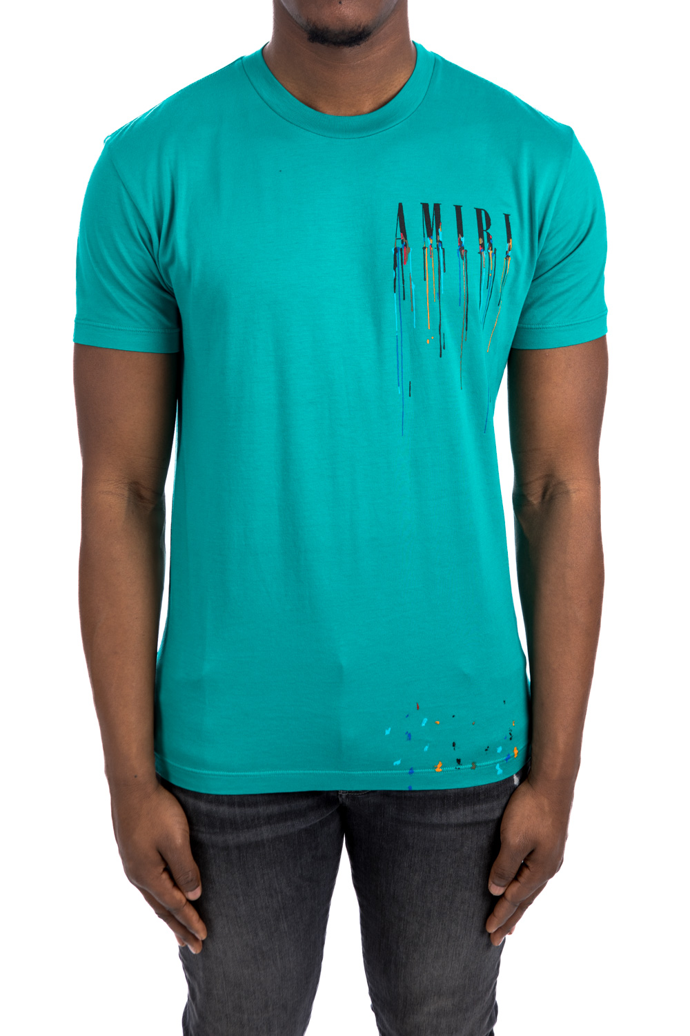 Rhud Amiri Paint Drip Shirt - Kingteeshop