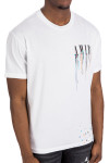 AMIRI Paint Drip Core Logo Tee 'White' - PS22MJL026